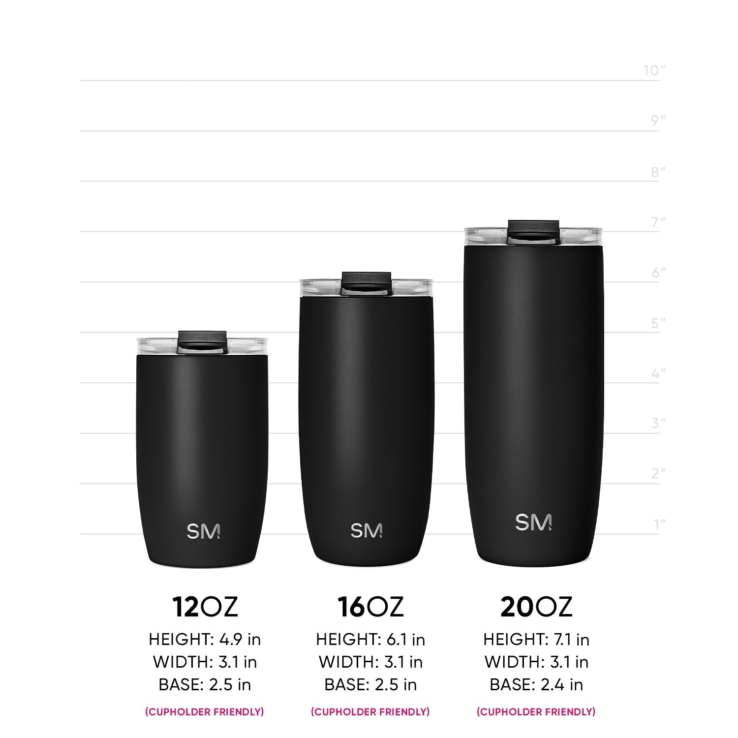 Collegiate Voyager Tumbler with Clear Flip Lid & Straw